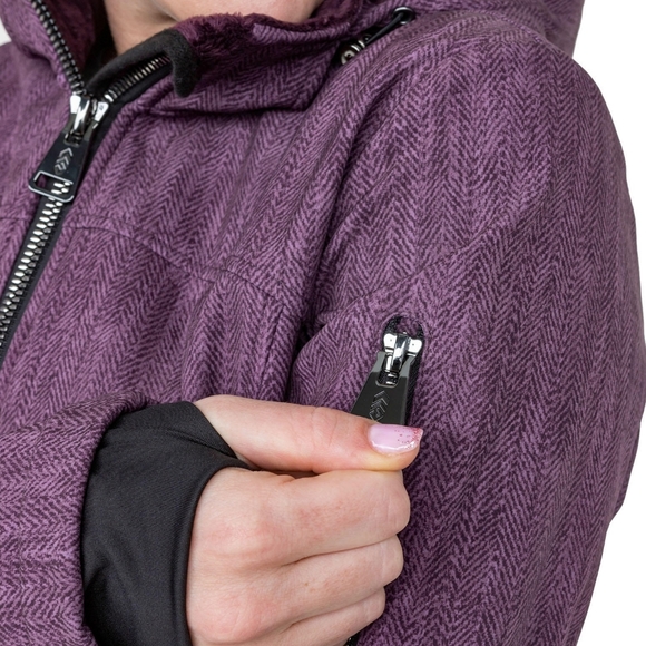 NWT Free Country $100 Women's Super Softshell Jacket WITH THUMBHOLES - Picture 6 of 13